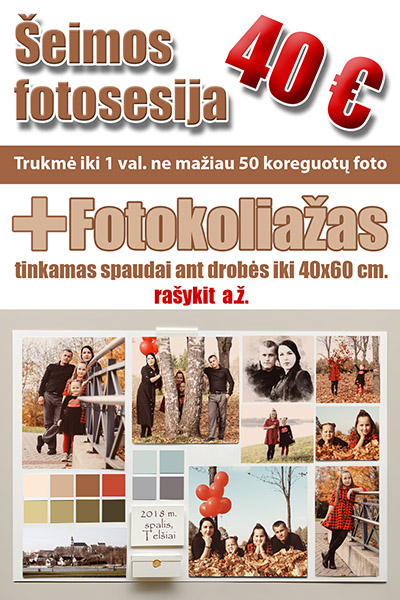 Seimos fotosesija telsiuose